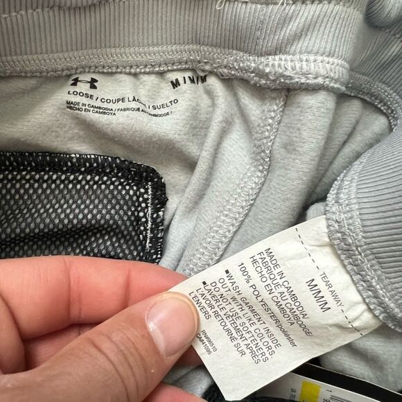 Under Armour UA Grey Tricot Jogger Pants - Picture 5 of 5